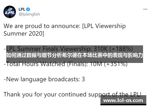 如何通过数据与细节分析希尔德在本场比赛中的表现与影响力